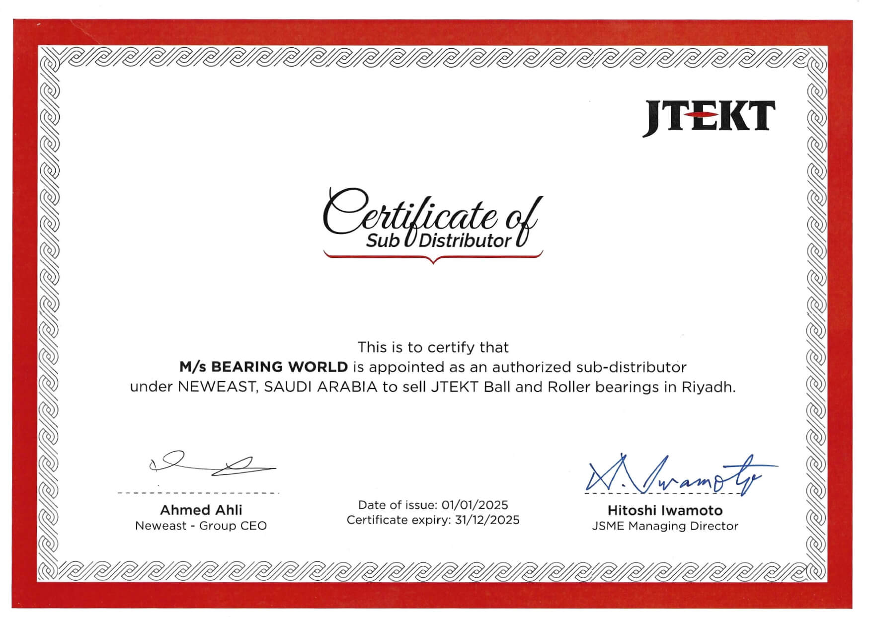 Jtekt Distributionship Certificate 2025_page-0001 (1) (1)